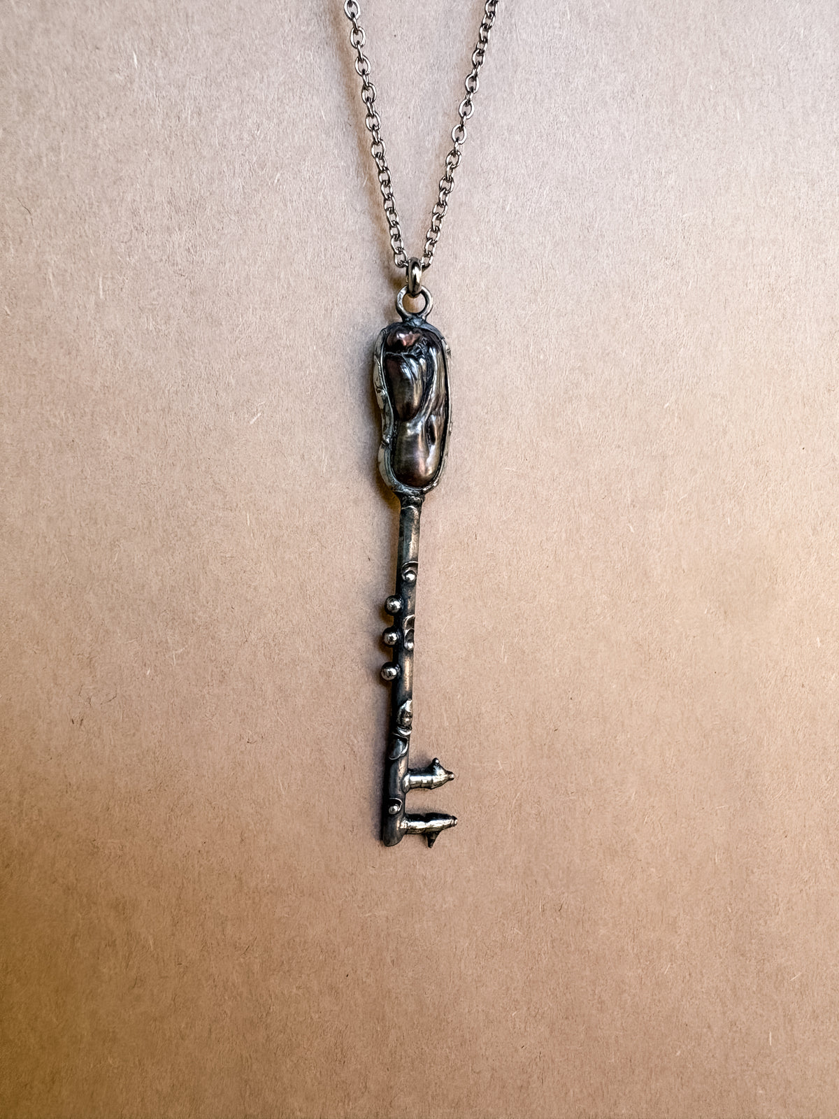 black forest key necklace