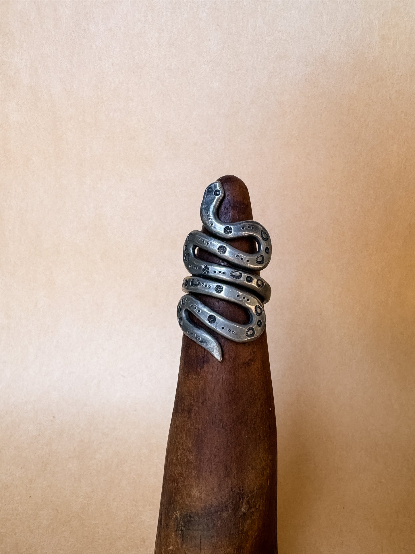flower snake ring