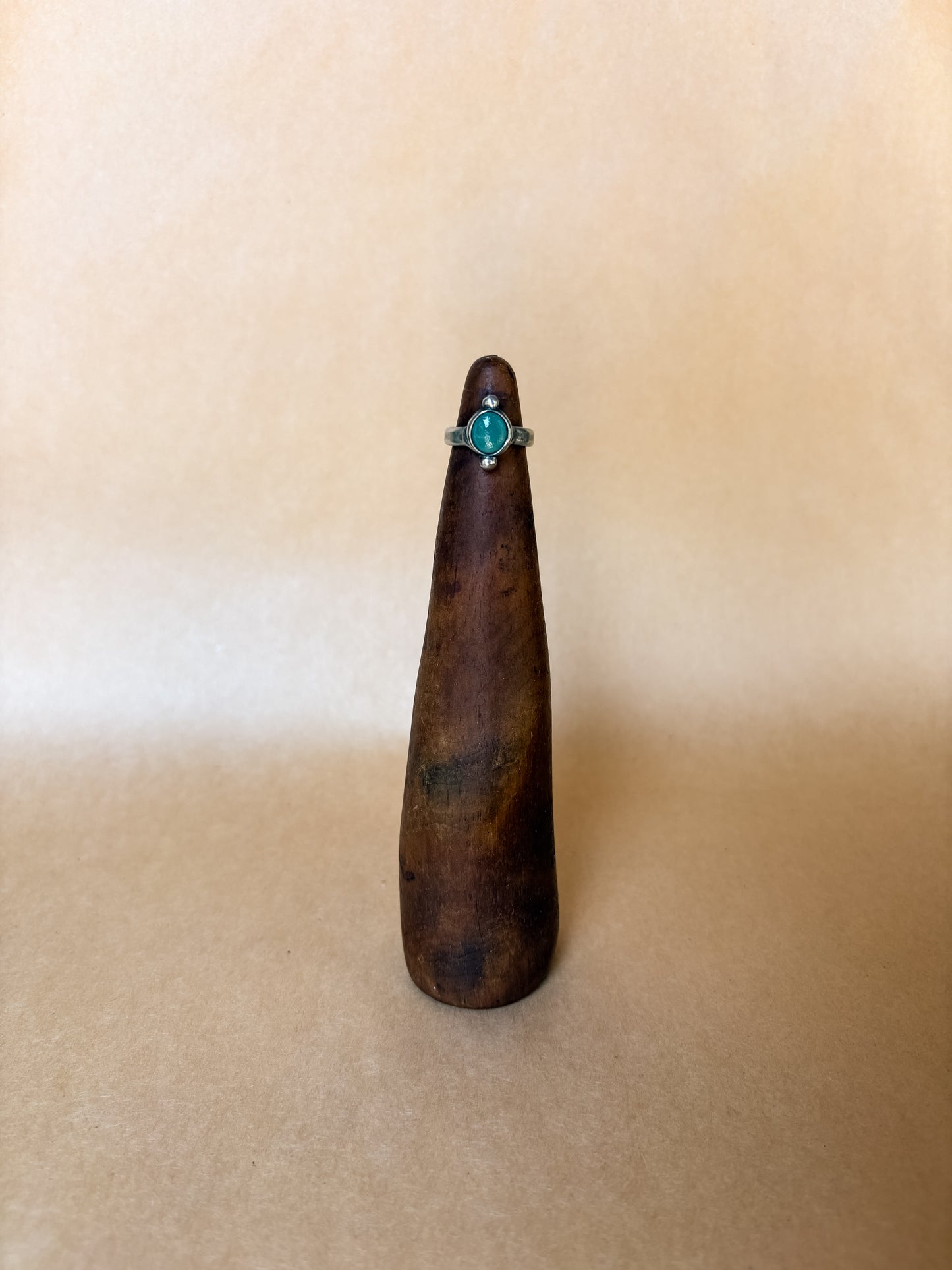 dotted jade ring
