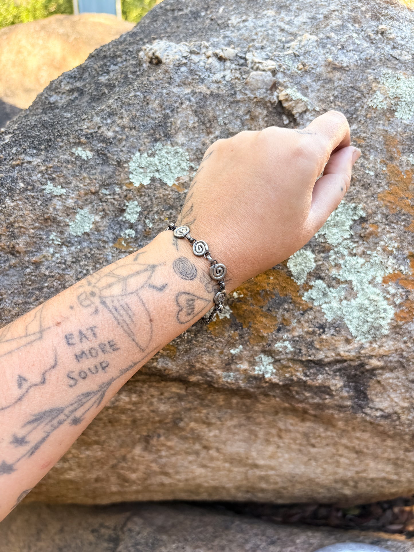 small spiral bracelet