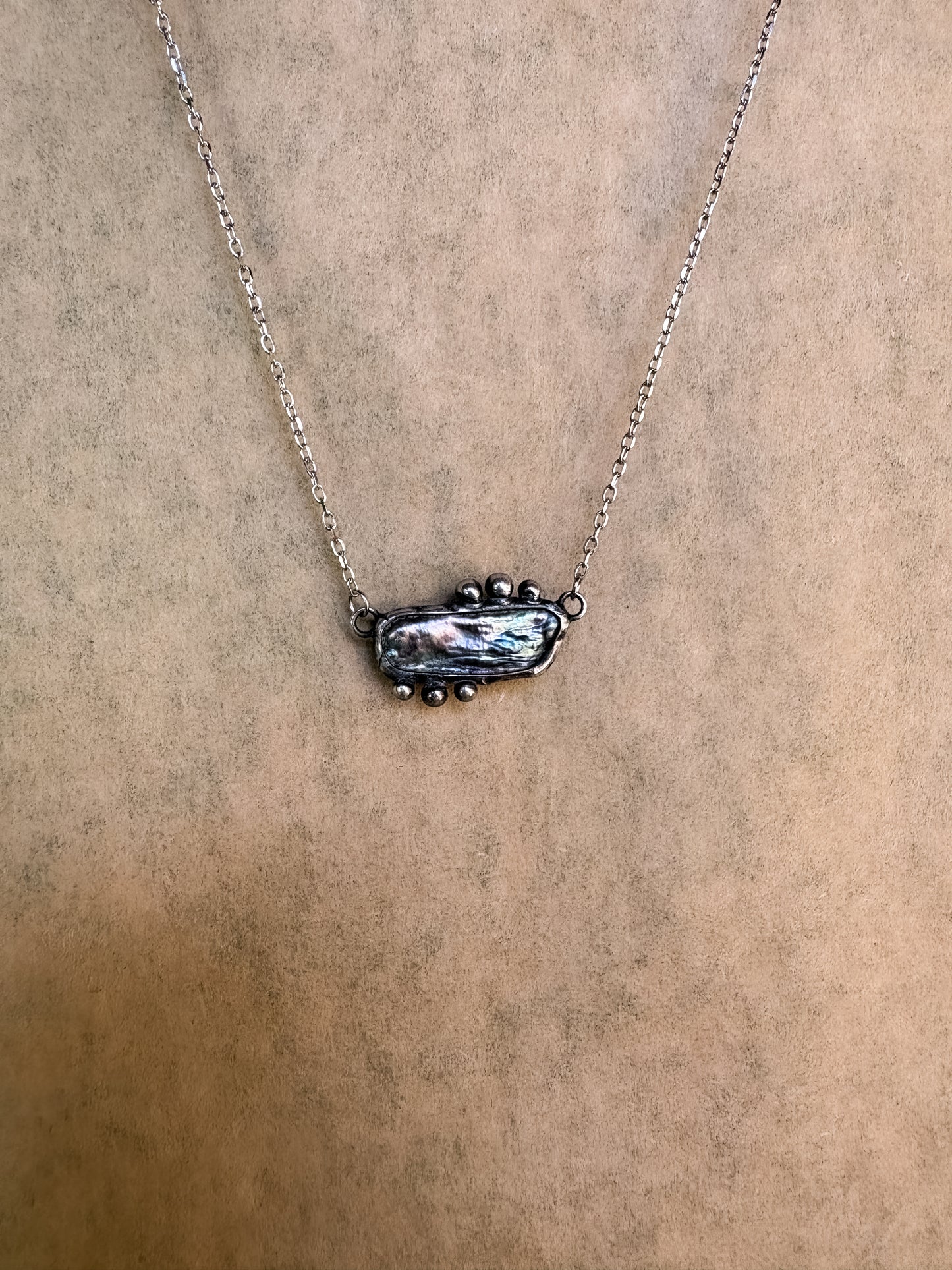 blue river pearl choker