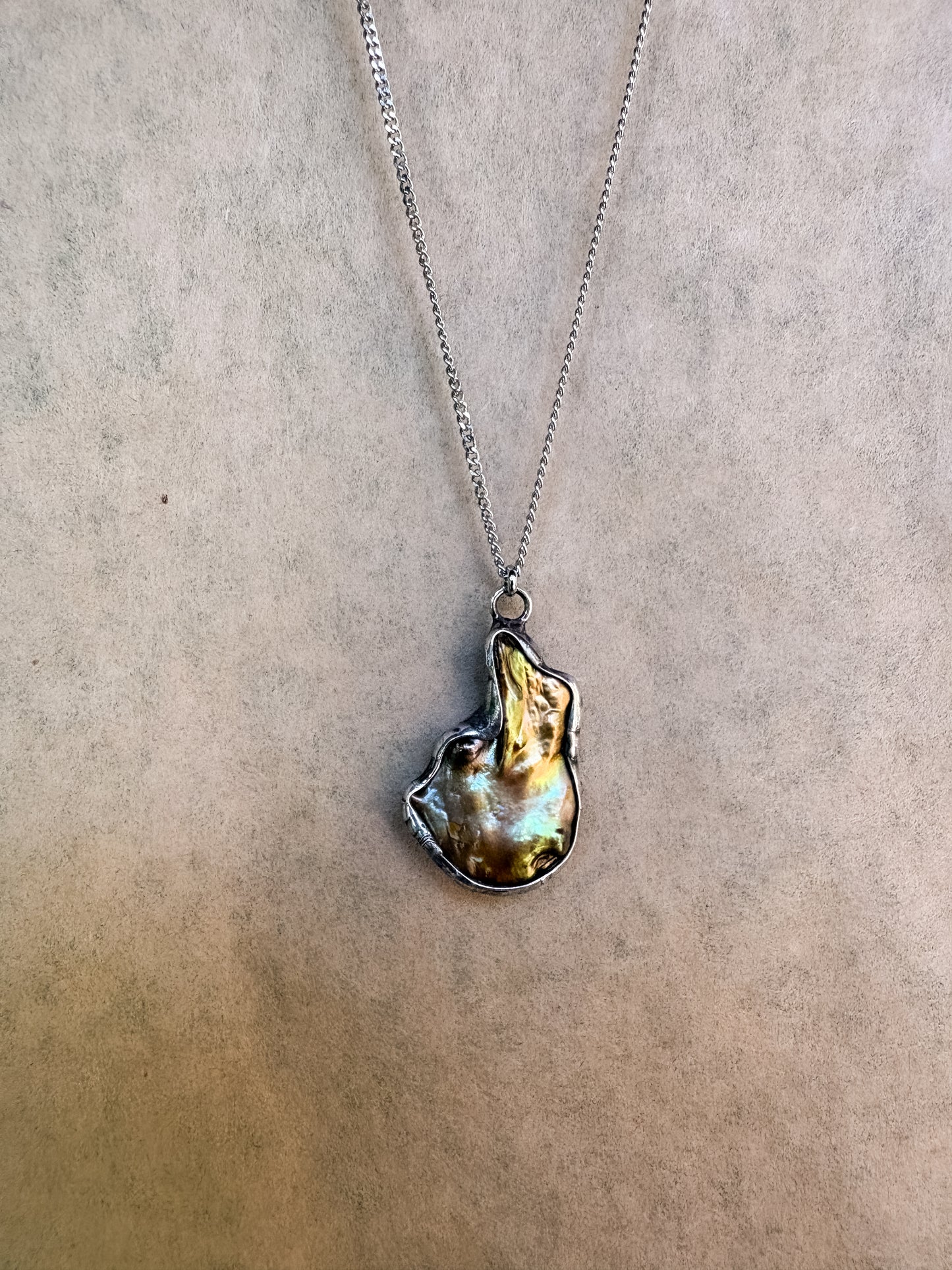 bronze bog wrap choker