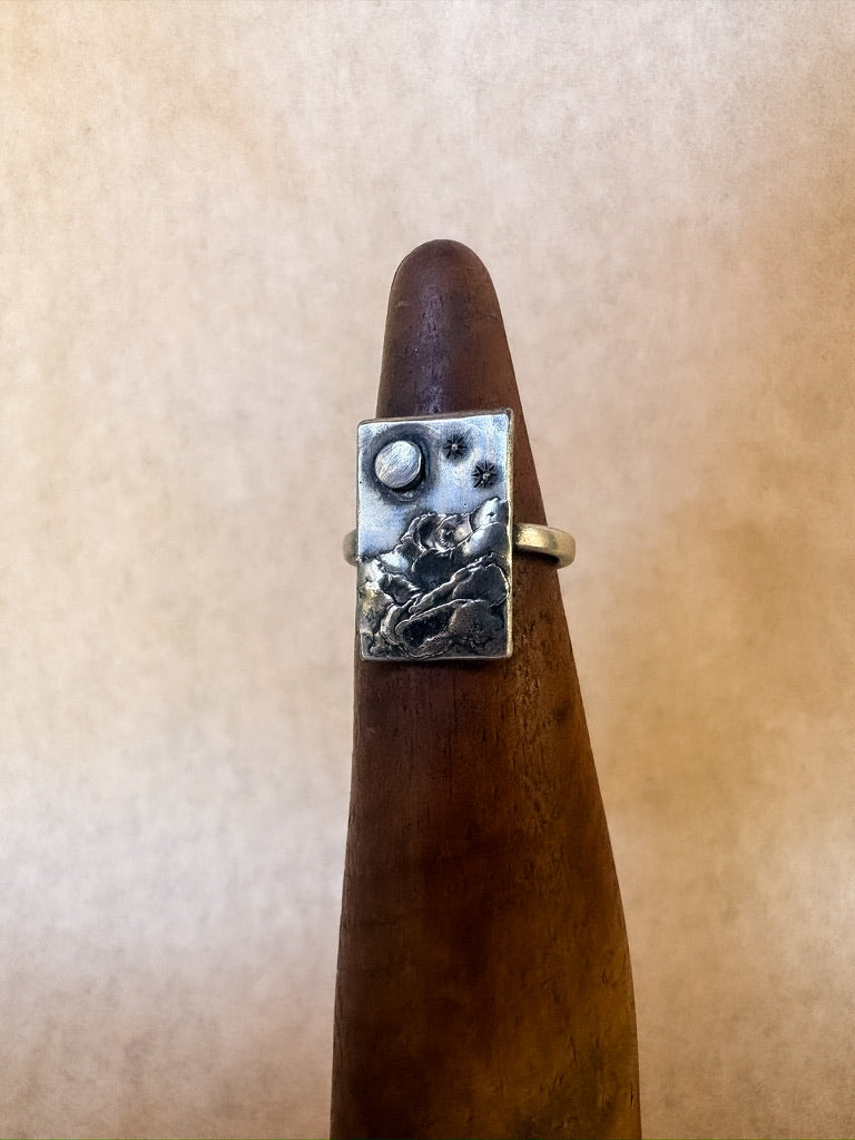 storm moon panel ring
