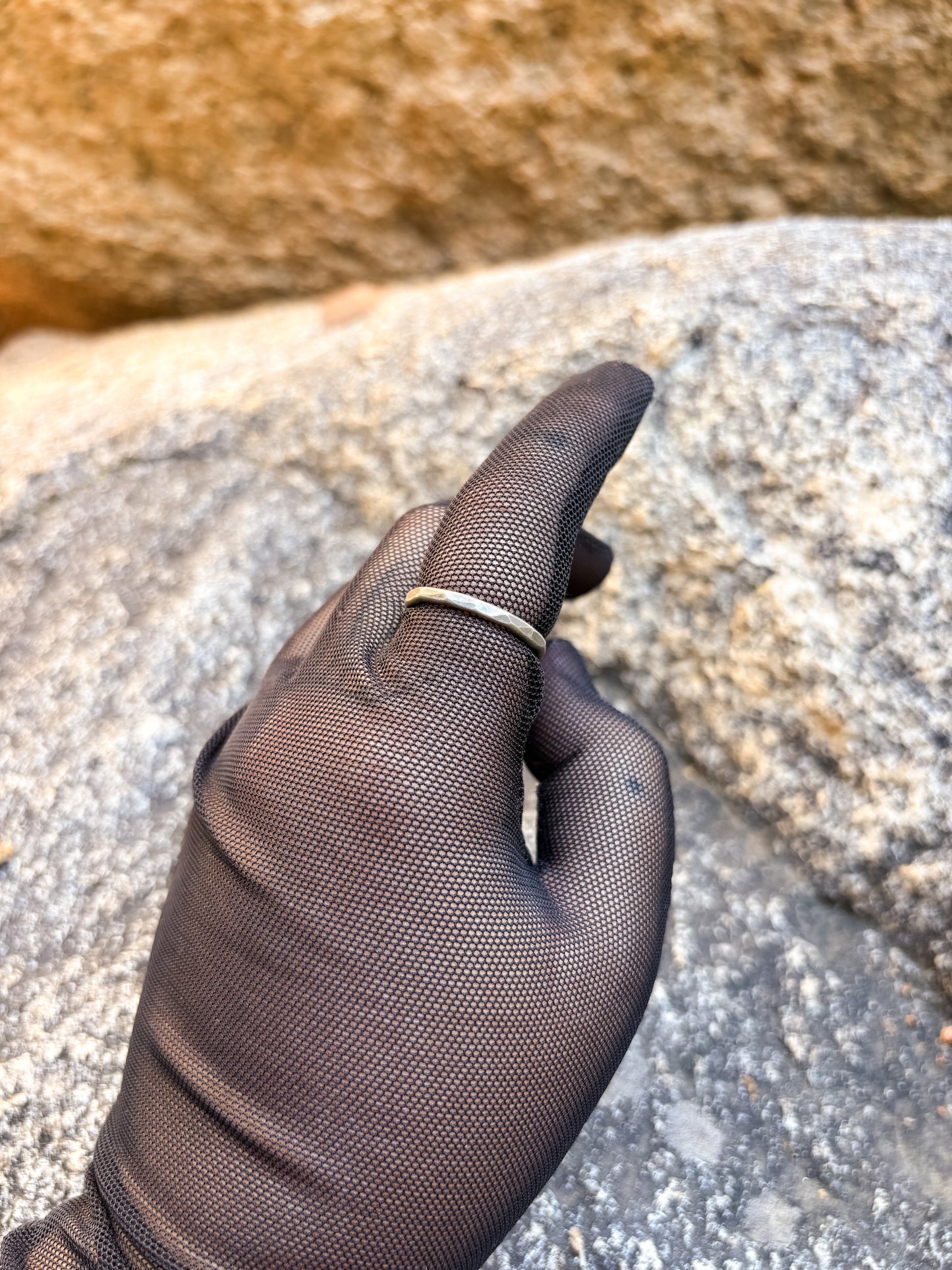 faceted stacking ring