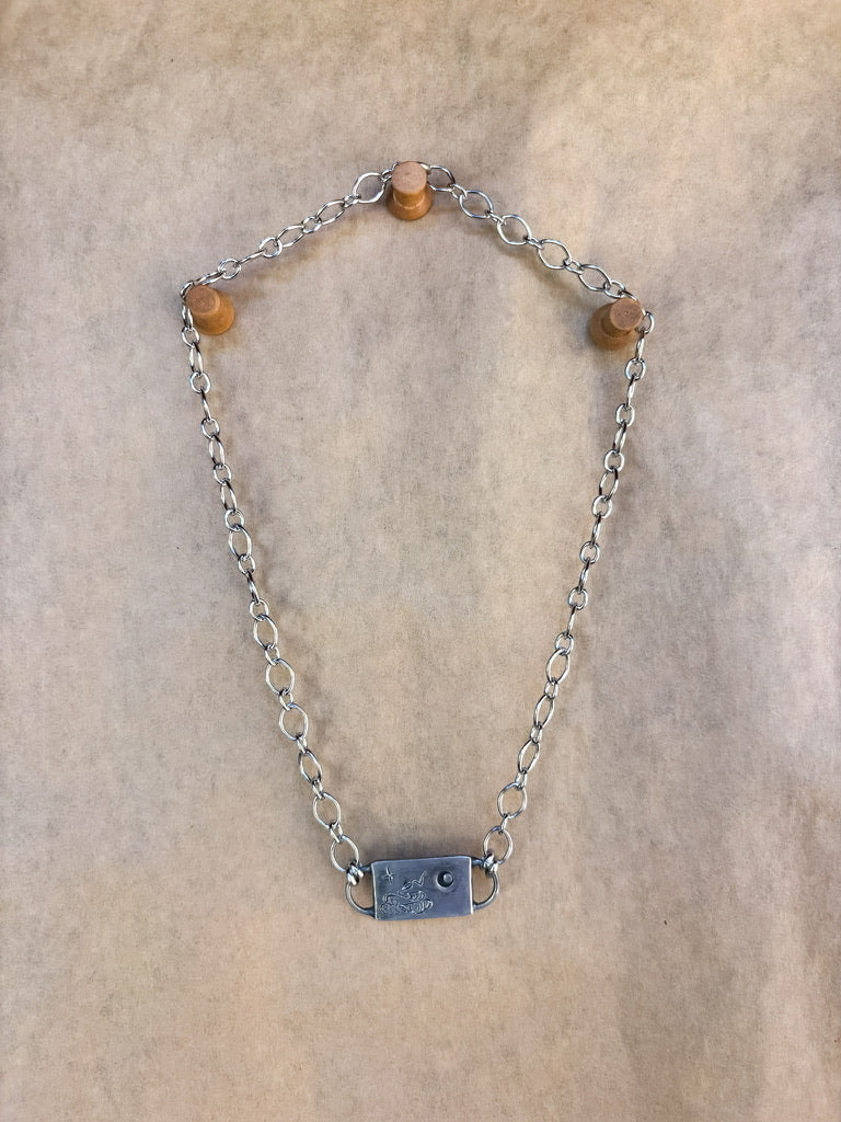 desert snake panel choker