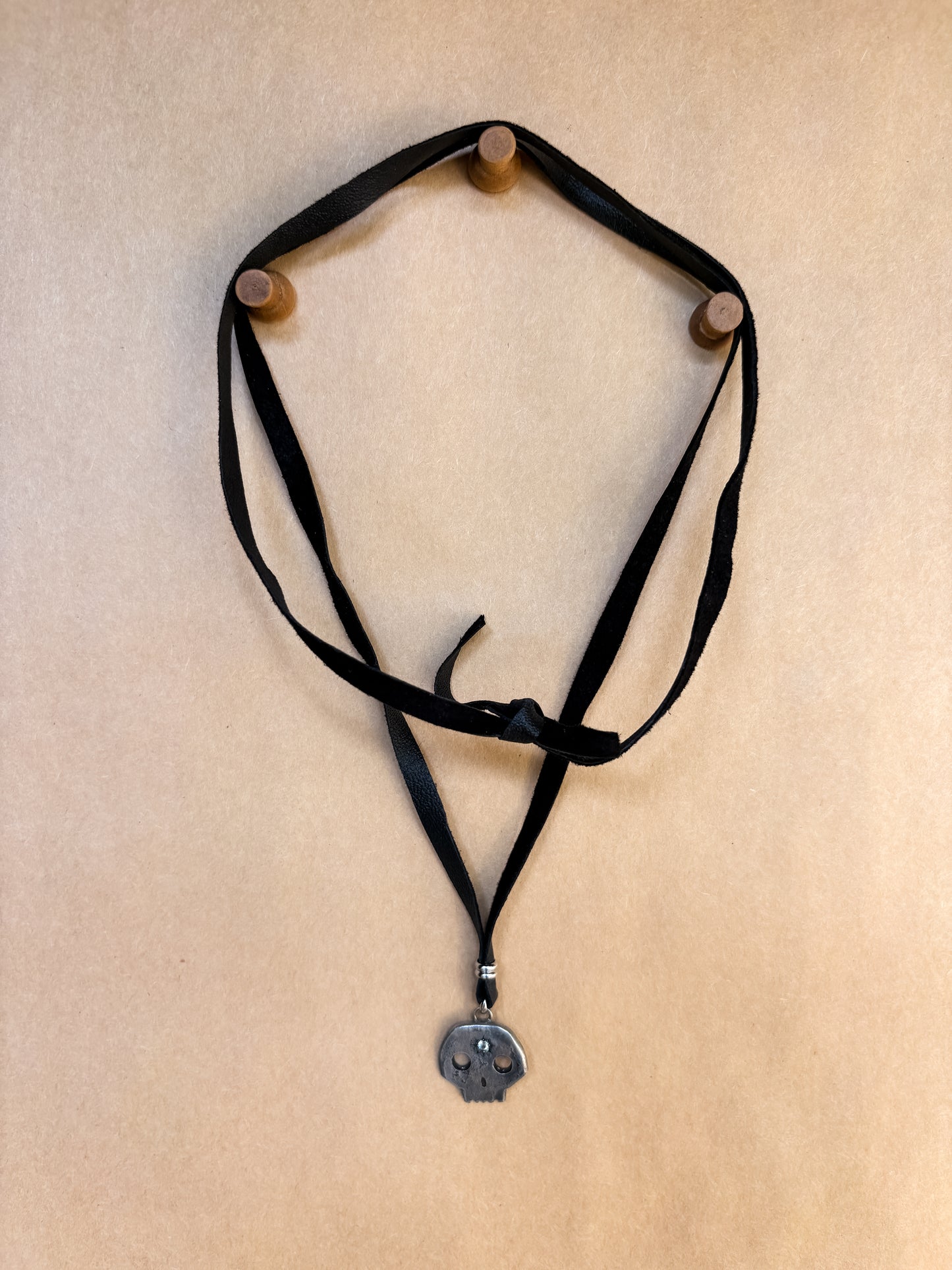 third eye skull wrap choker