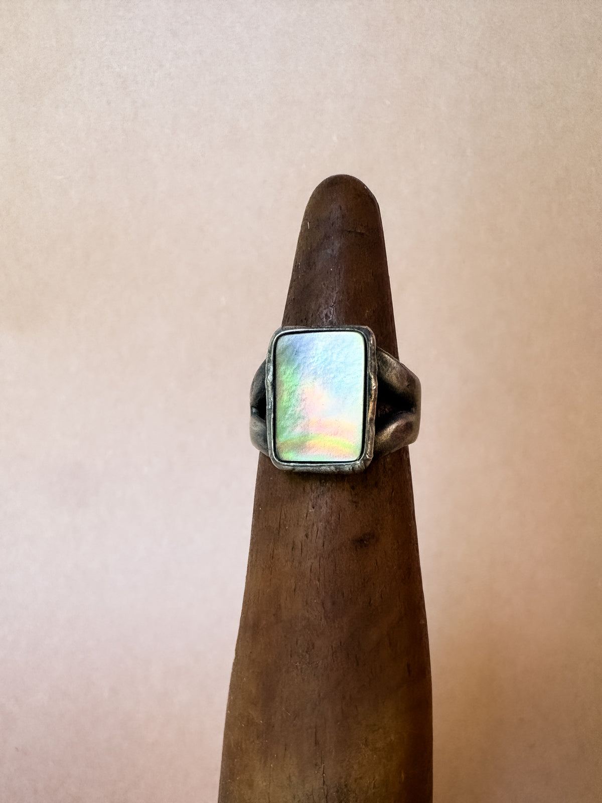 mother of pearl doorway ring