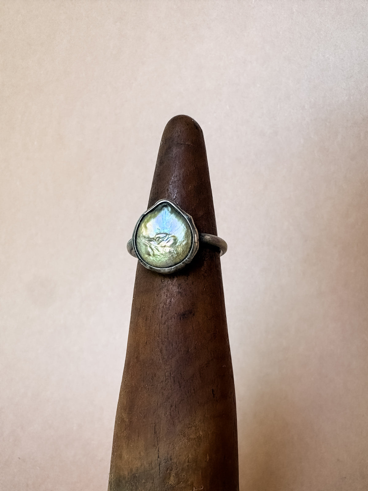 hanging moon ring