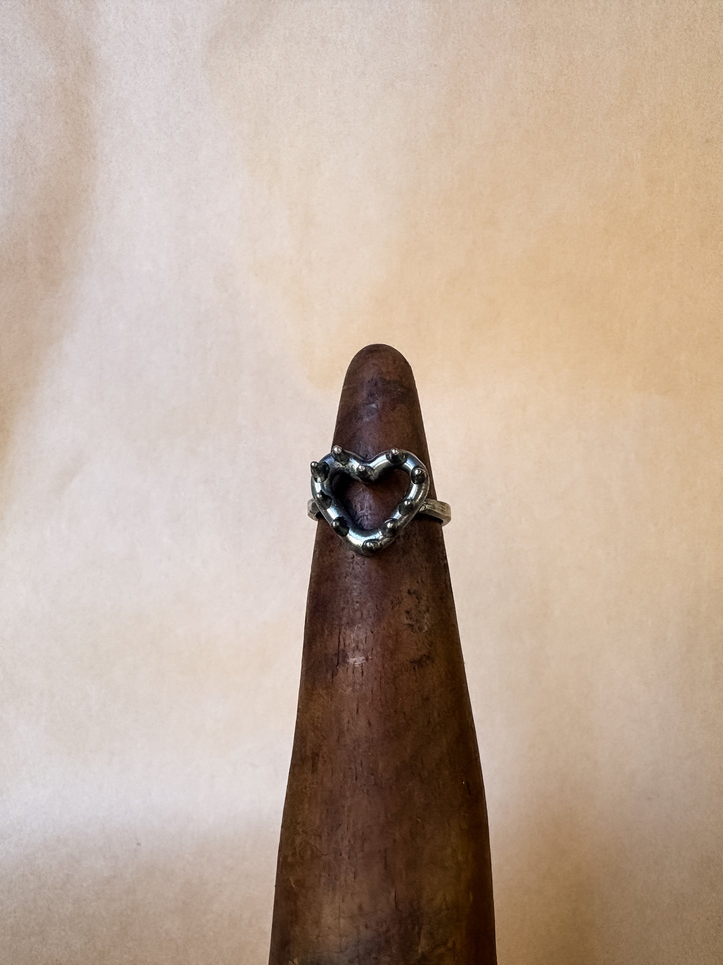 mollify heart ring