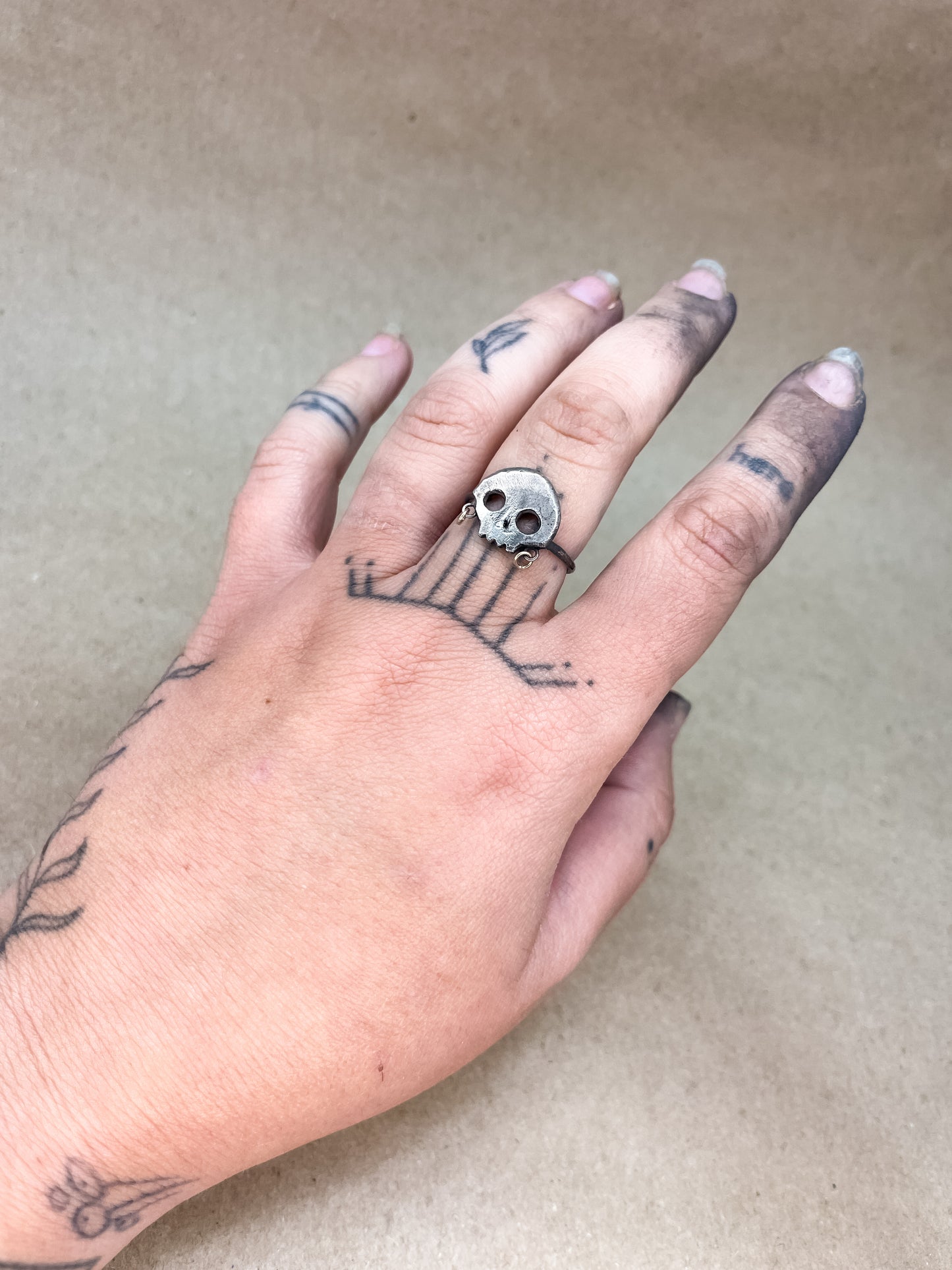 pirate skull ring
