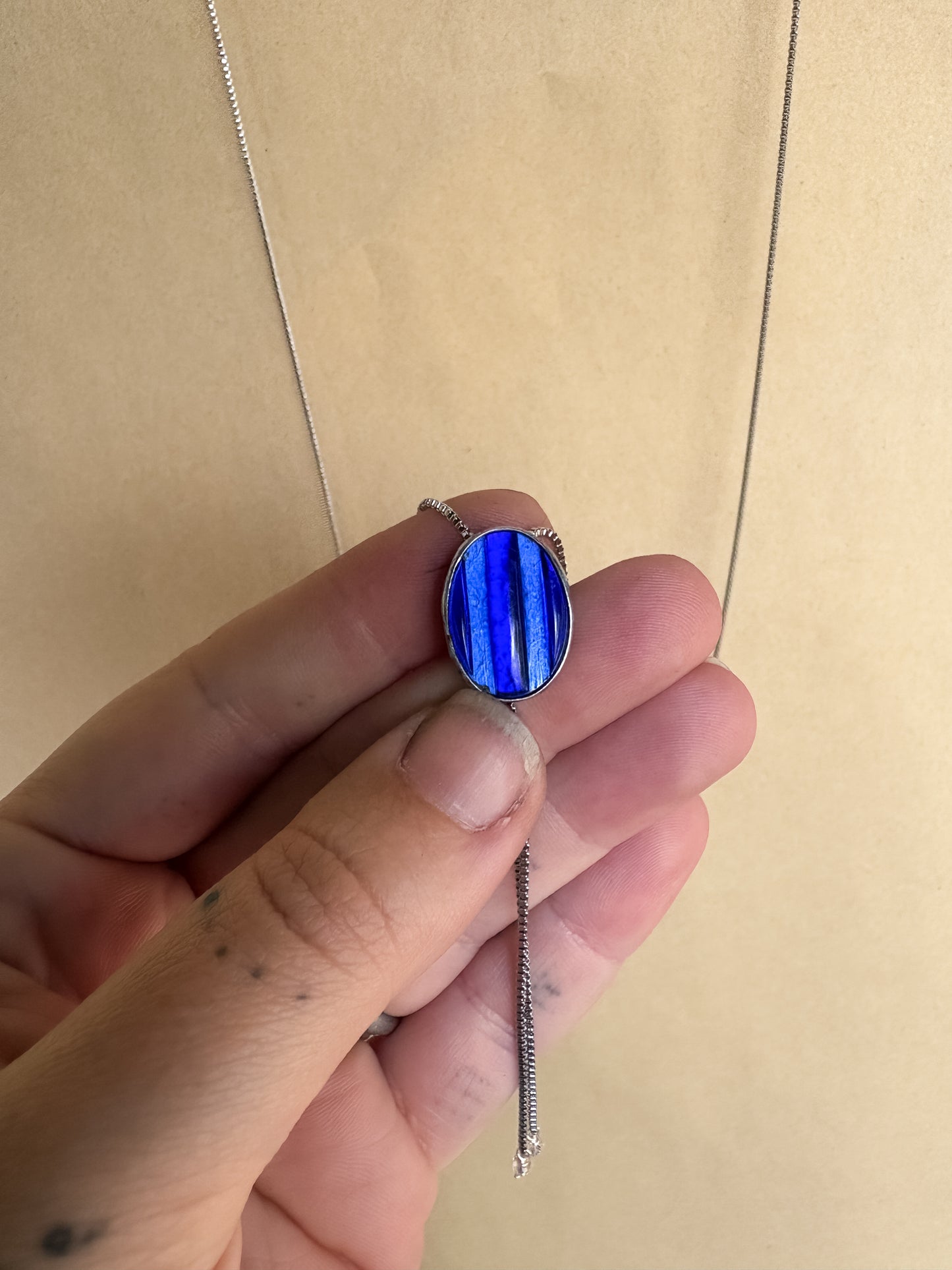 blue stripe mini bolo