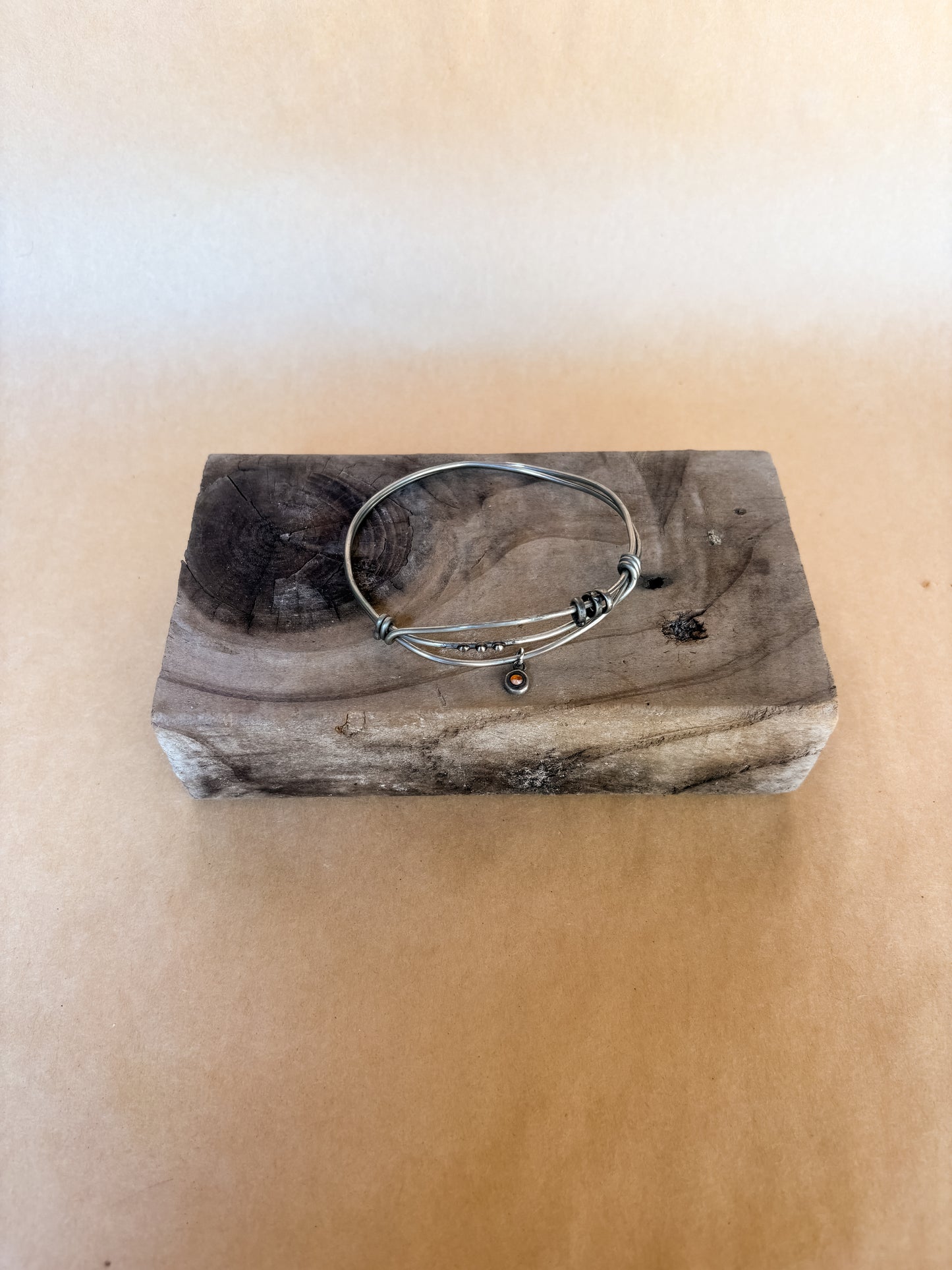 creamsicle junk bangle
