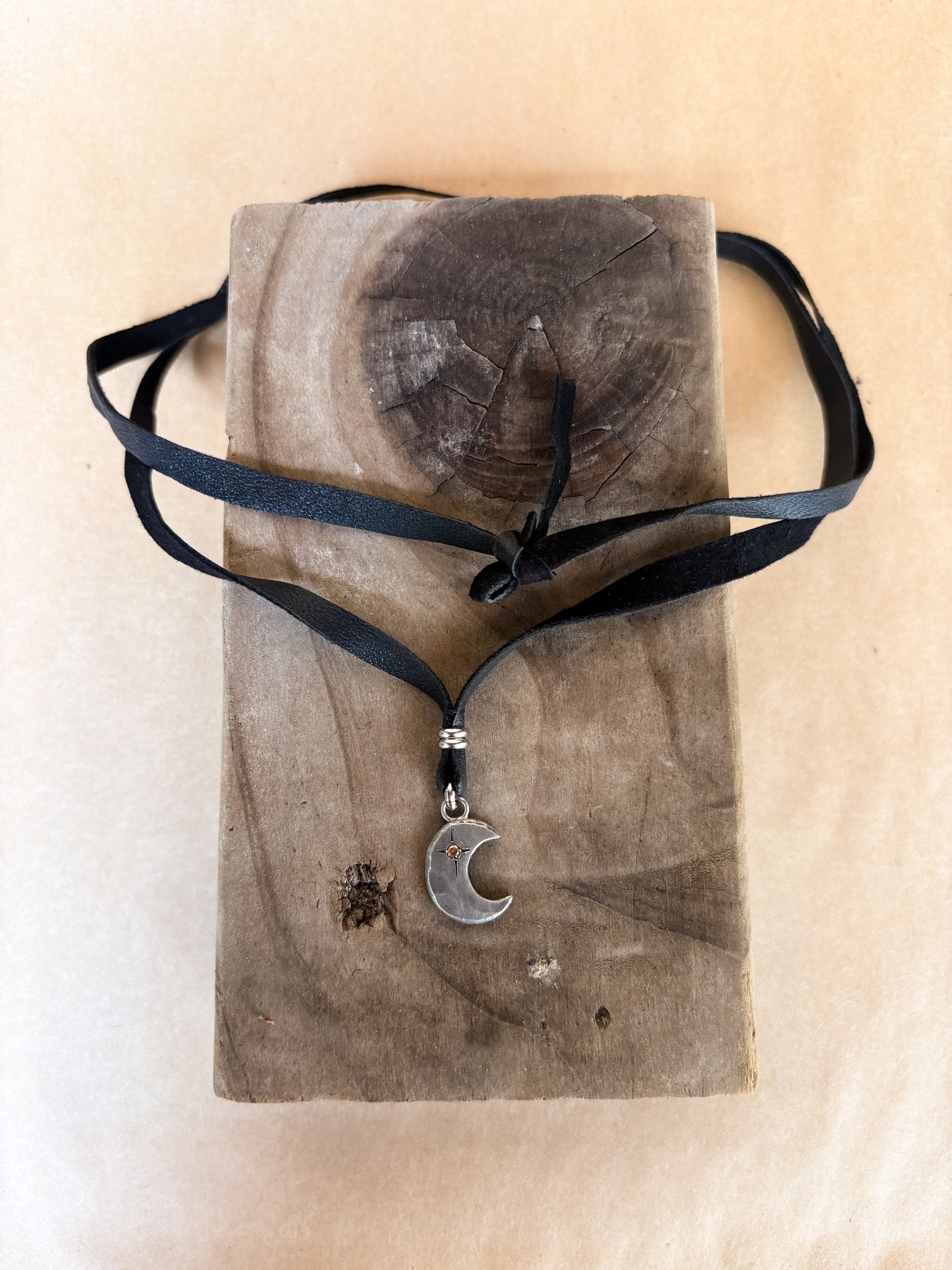 starry moon wrap choker