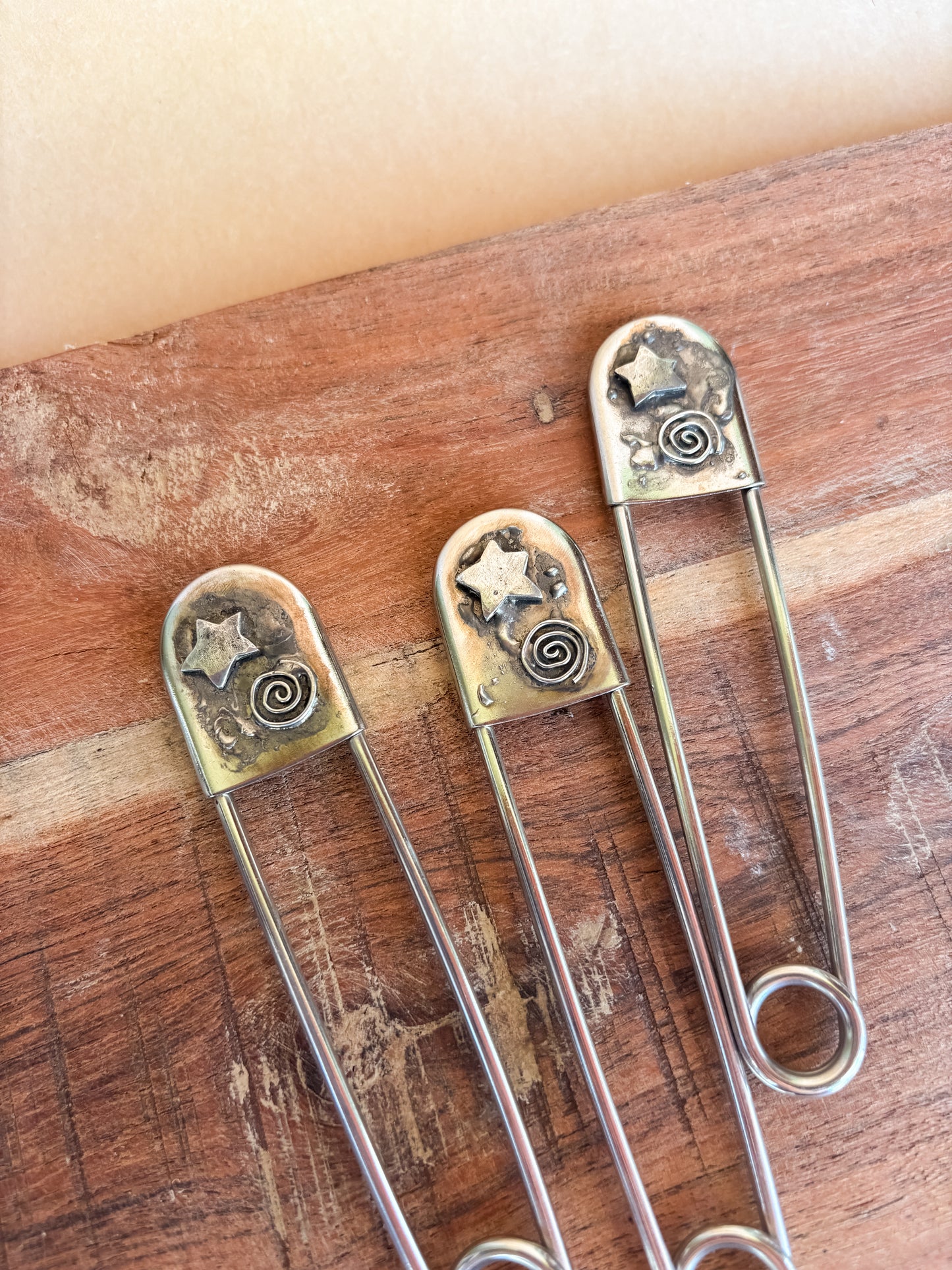 starswirl safety pin
