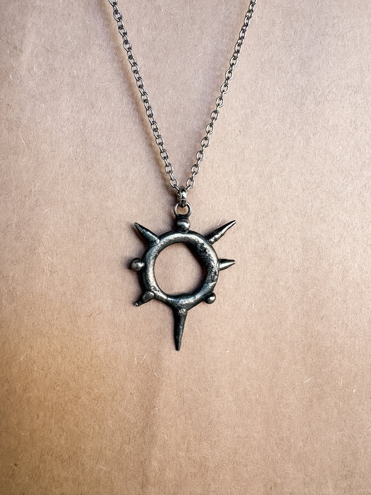 sun flare portal necklace