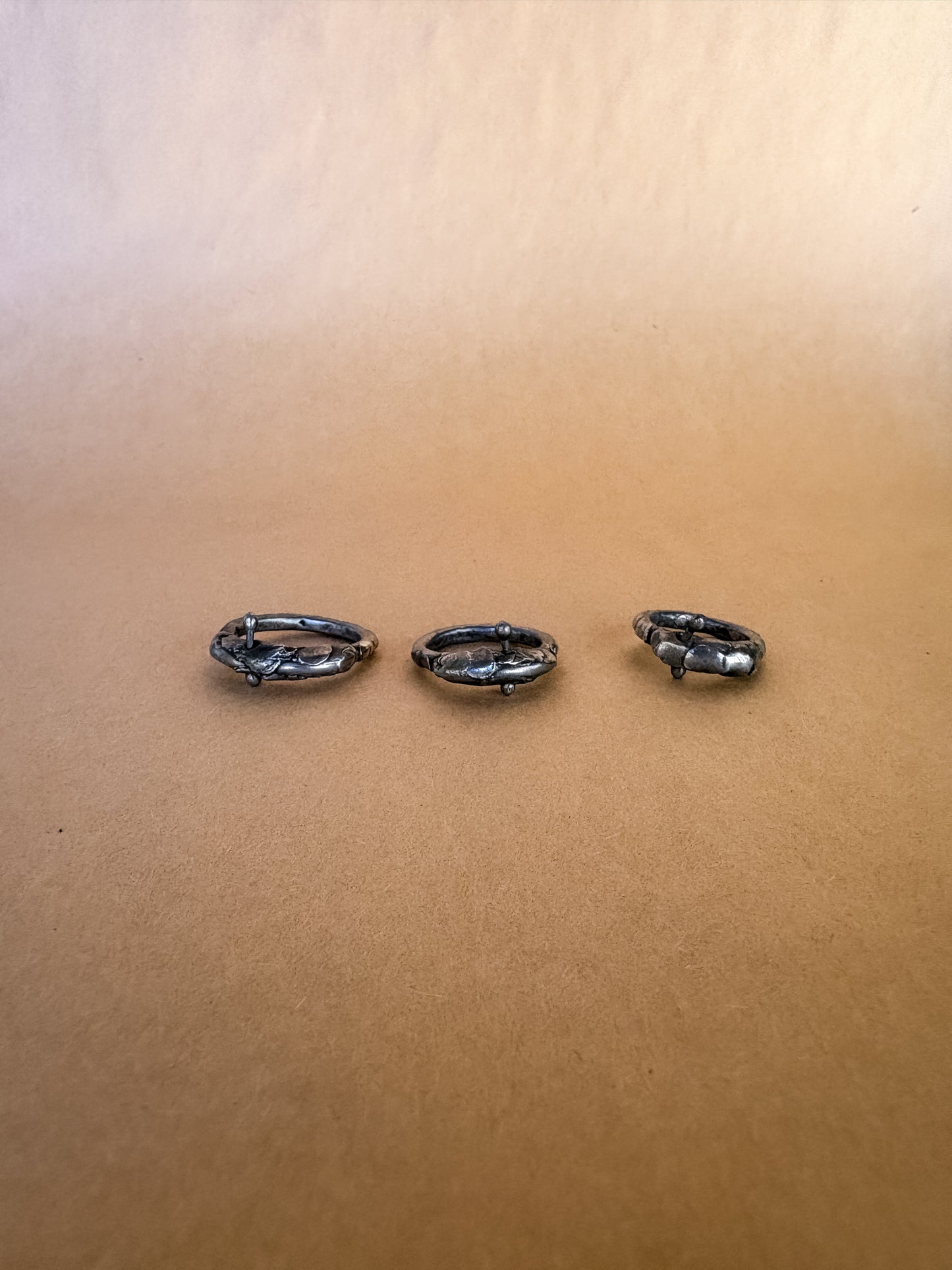 pierced slag fidget ring