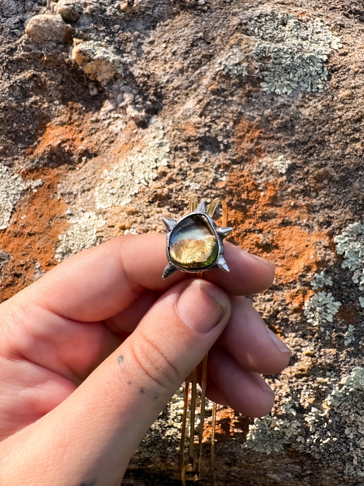 bronze burst snake bolo