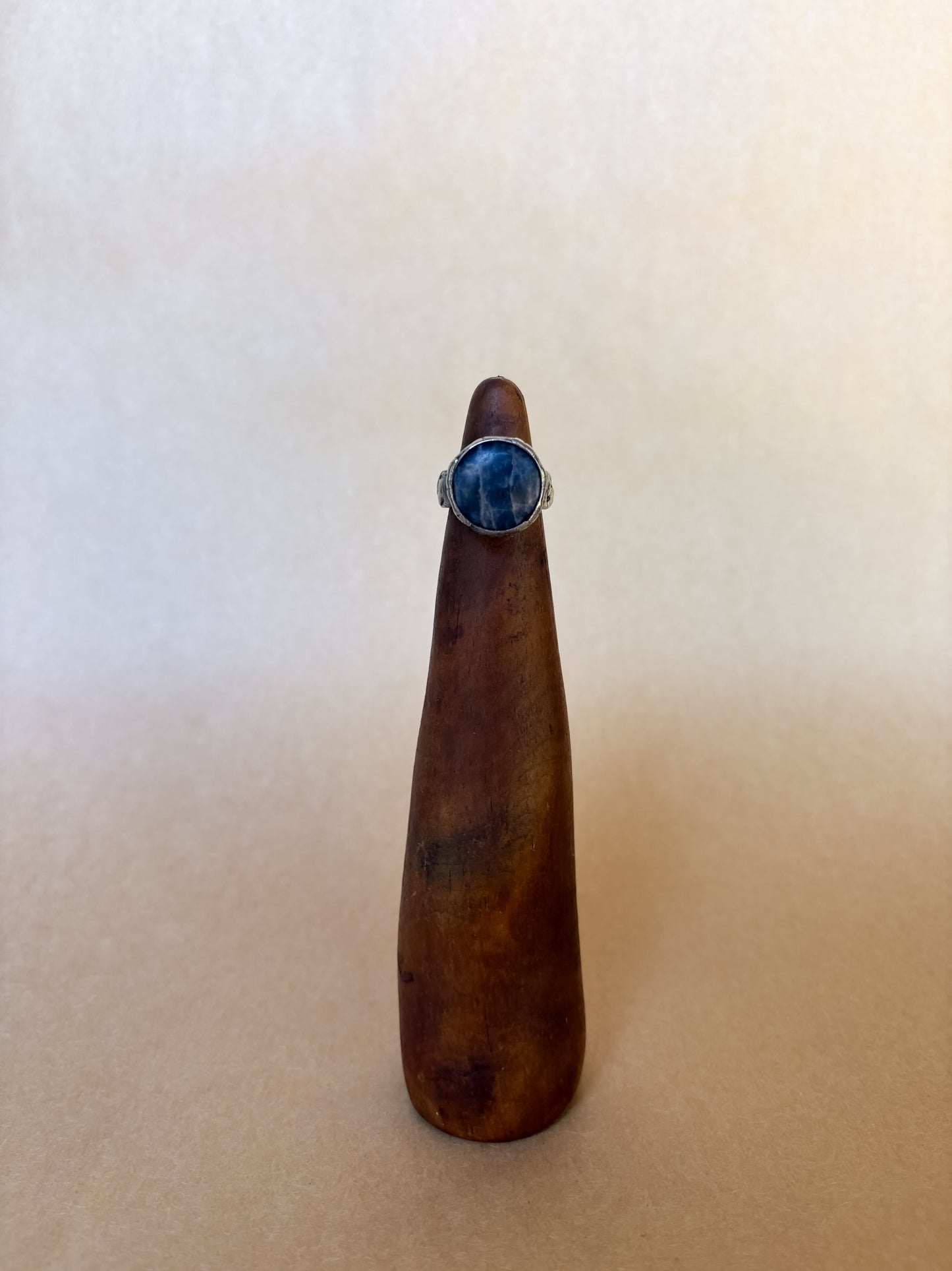 sodalite circle ring