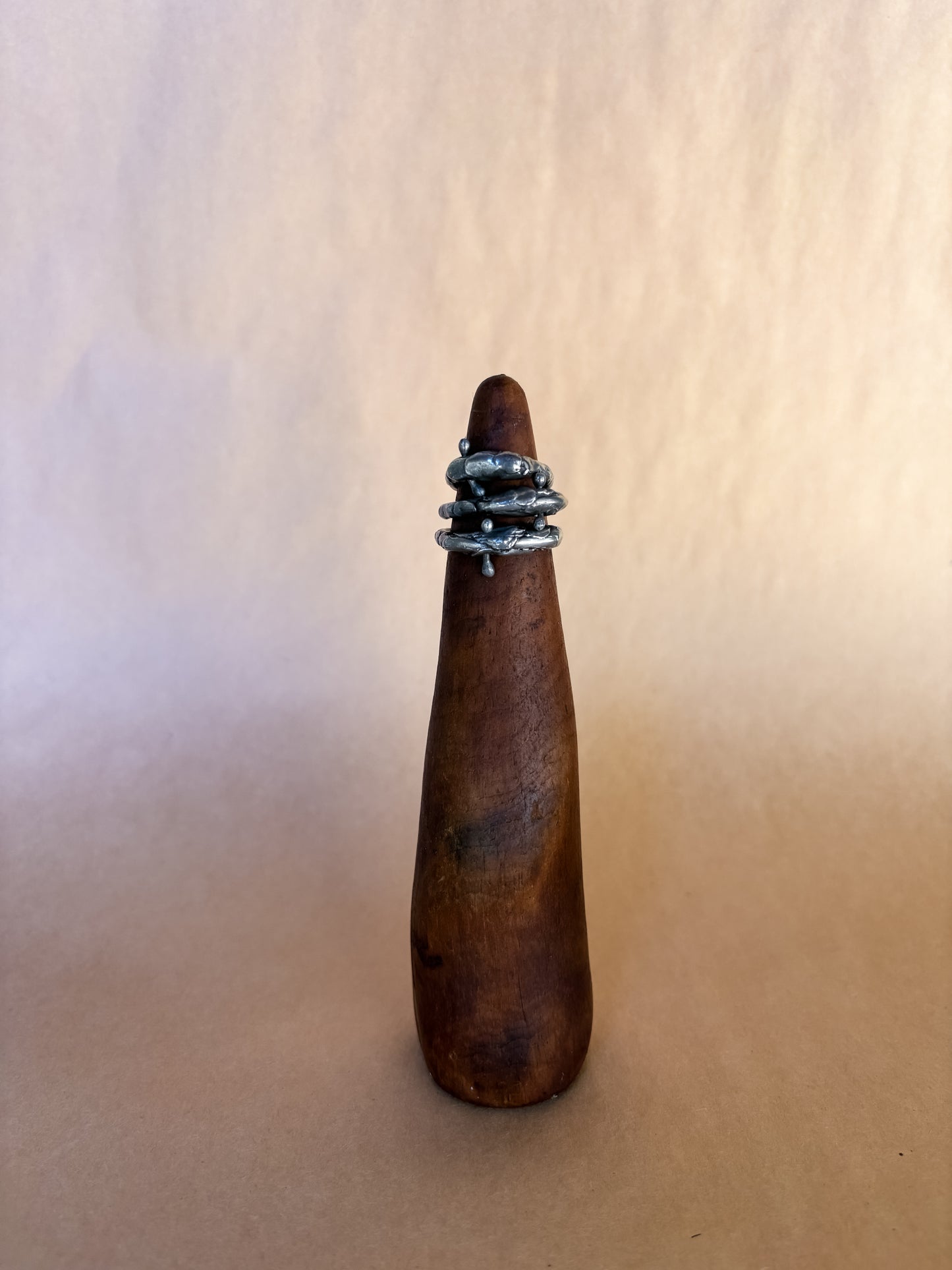 pierced slag fidget ring