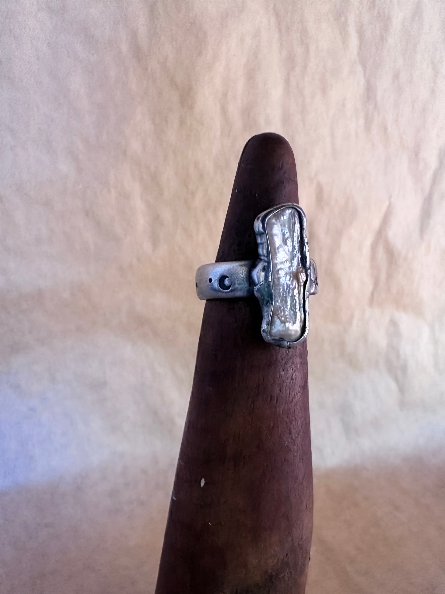white glacier ring