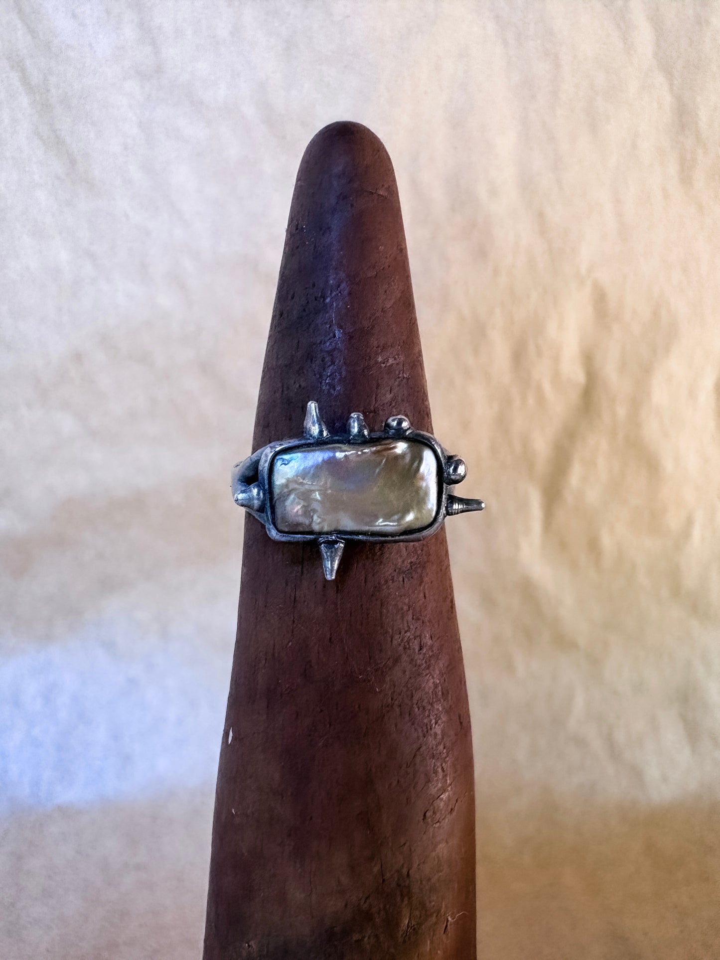 gold bar burst ring