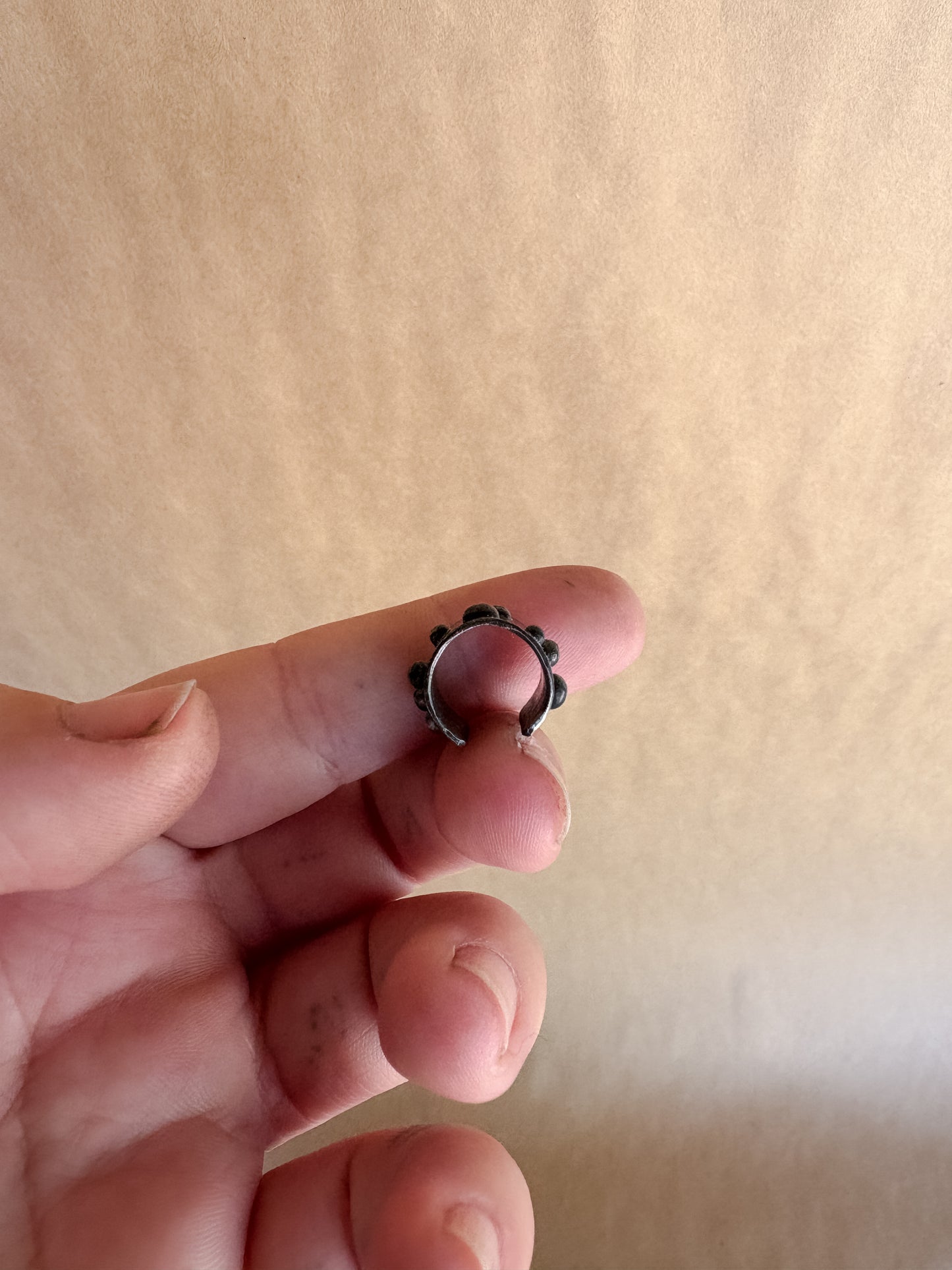 dotty tall ear cuff