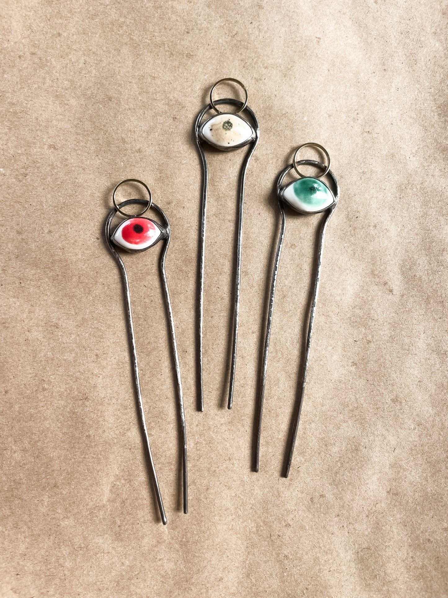 angel eye hair pin