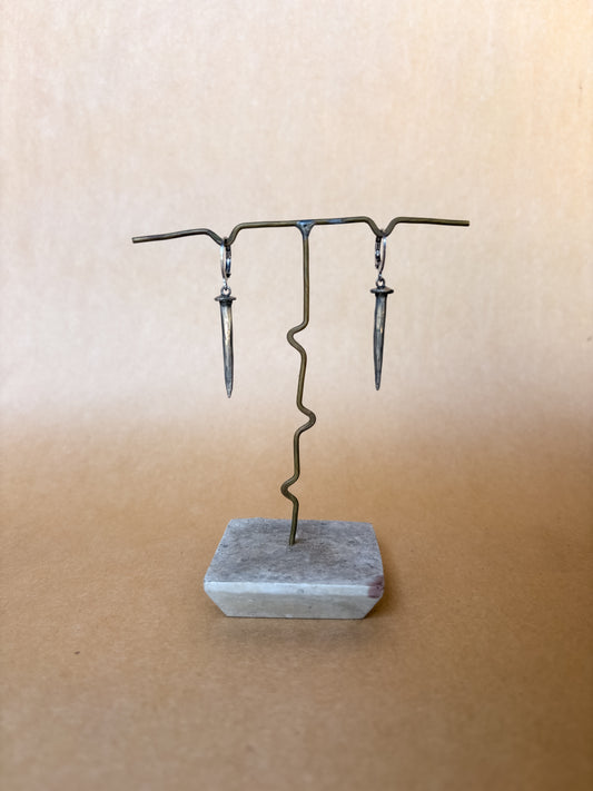 nail earrings
