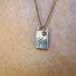 basking lizard necklace