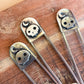 skull moon safety pin