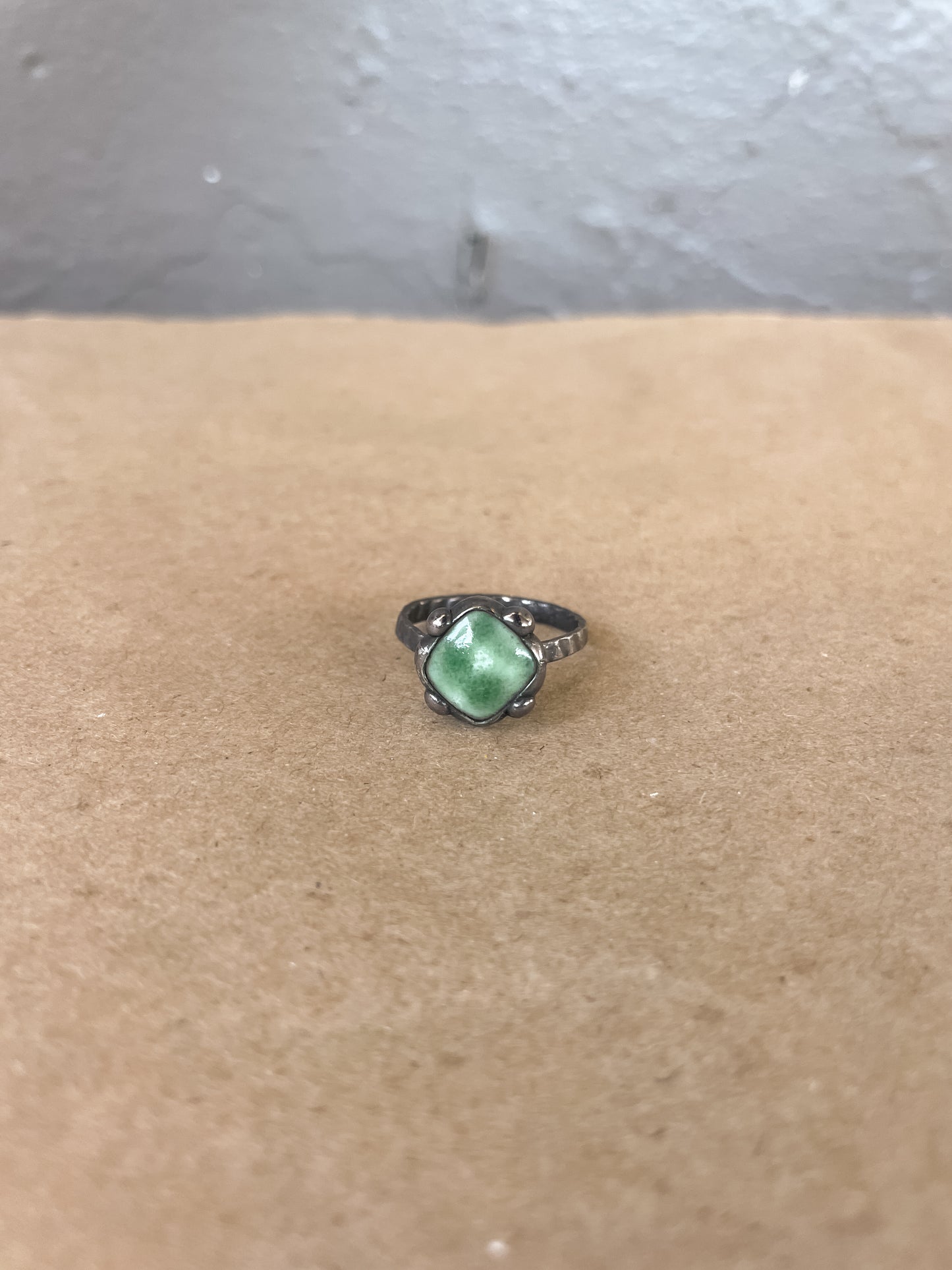 mossy green ring