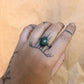 baubled green jester ring