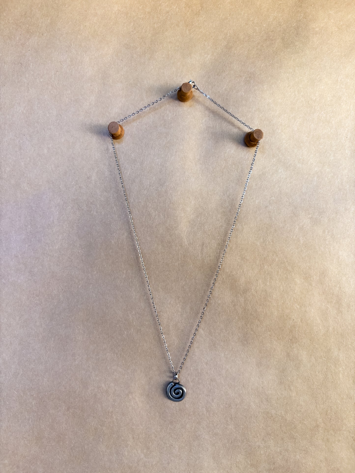 swirl stacker necklace