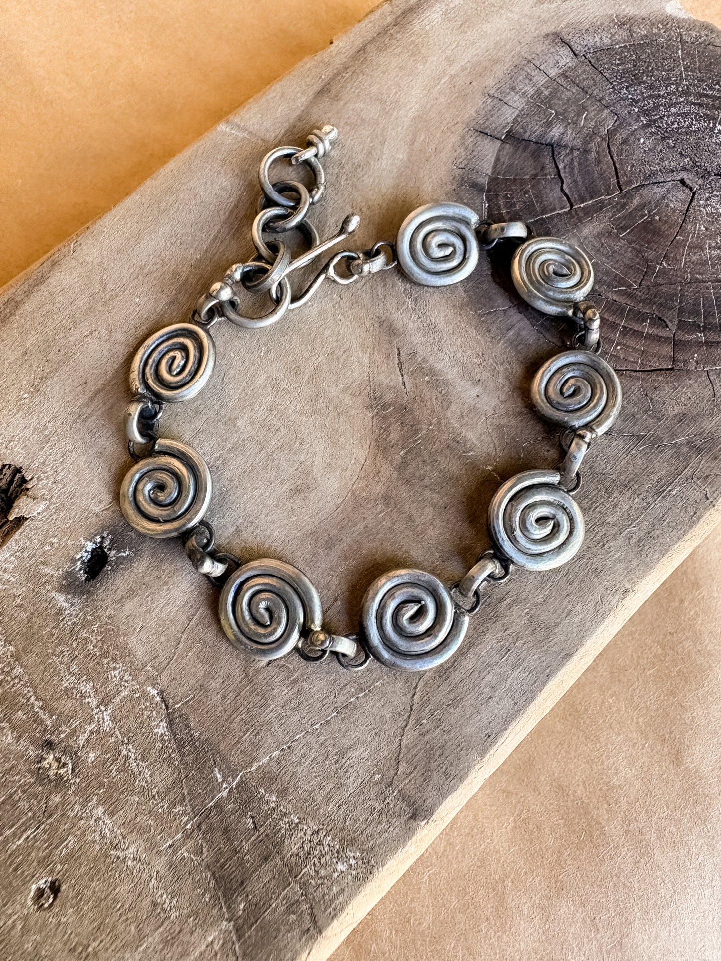big spiral bracelet