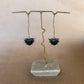 black heart earrings