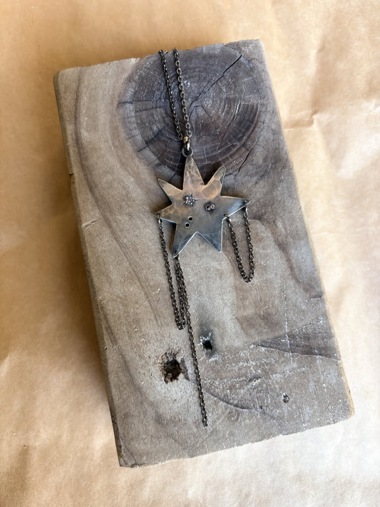 saint star necklace