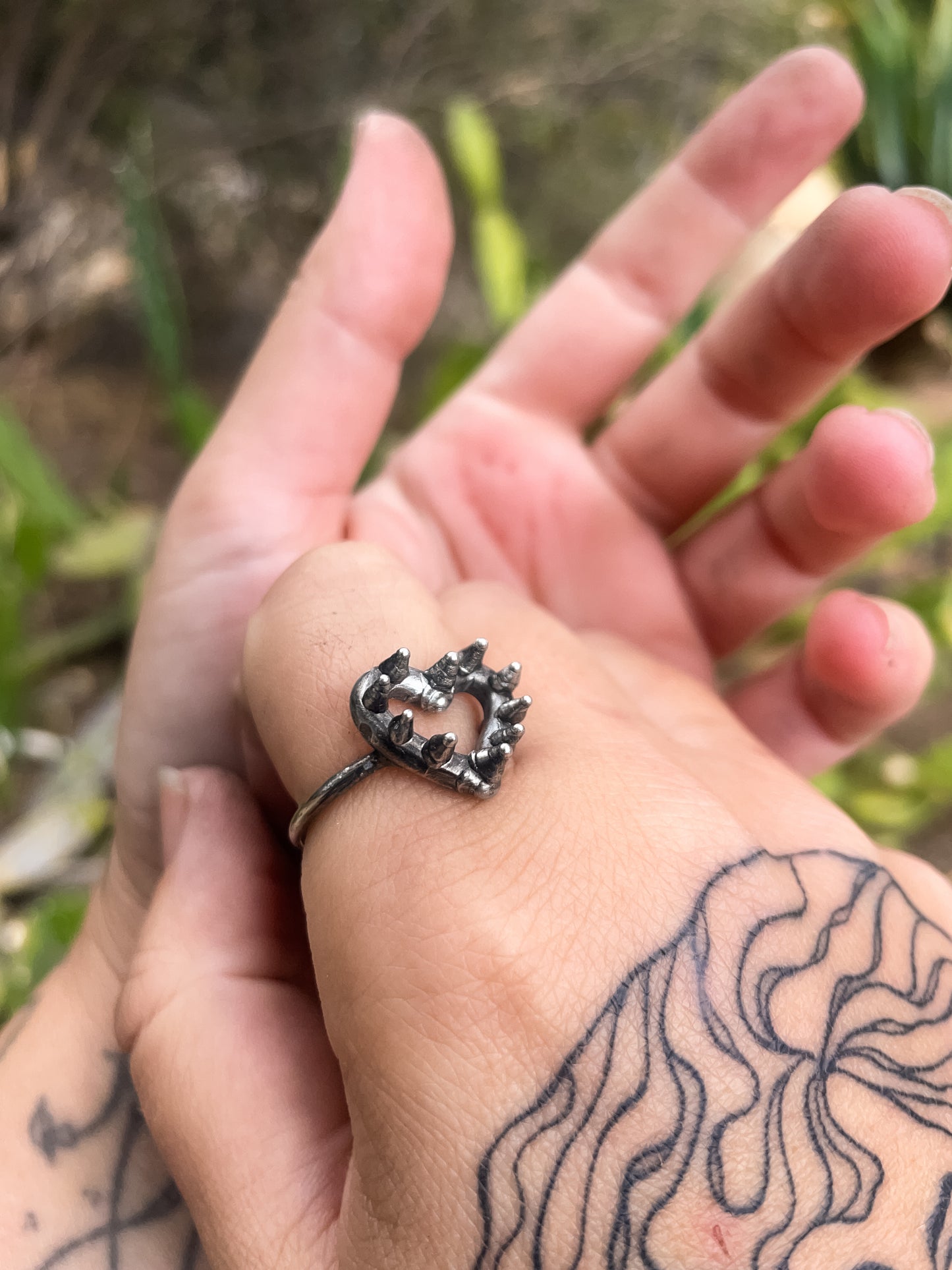 mollify heart ring