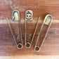 swirl snake safety pin