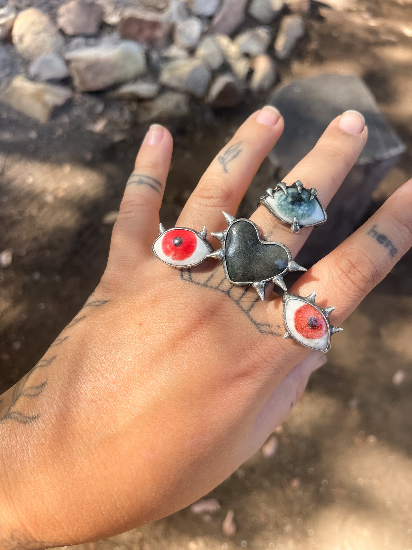 zombie eye ring