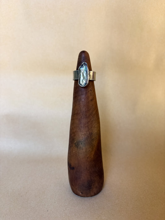 blue spire pearl ring