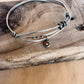 creamsicle junk bangle