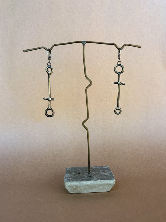 strength sigil earrings