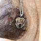 pinky tooth gem necklace