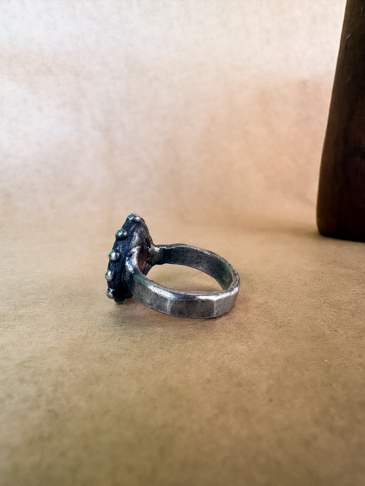 navy lily ring