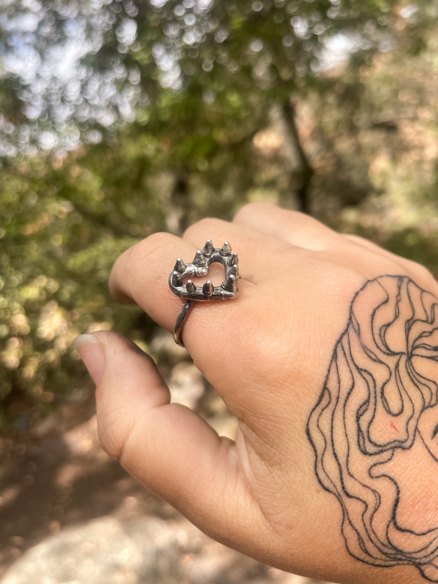 mollify heart ring