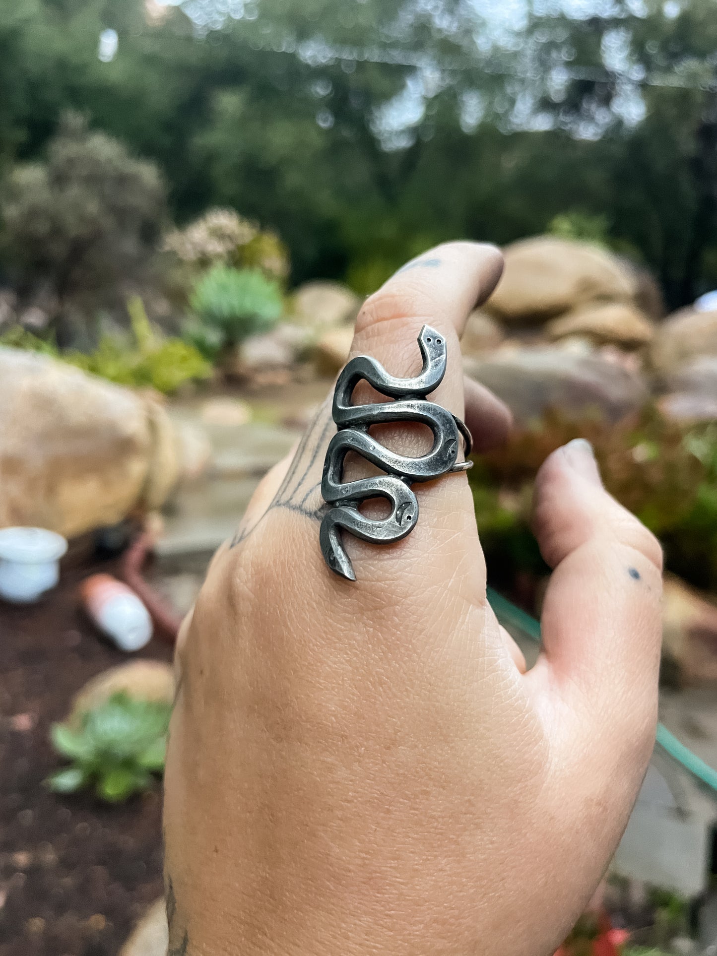 moony snake ring