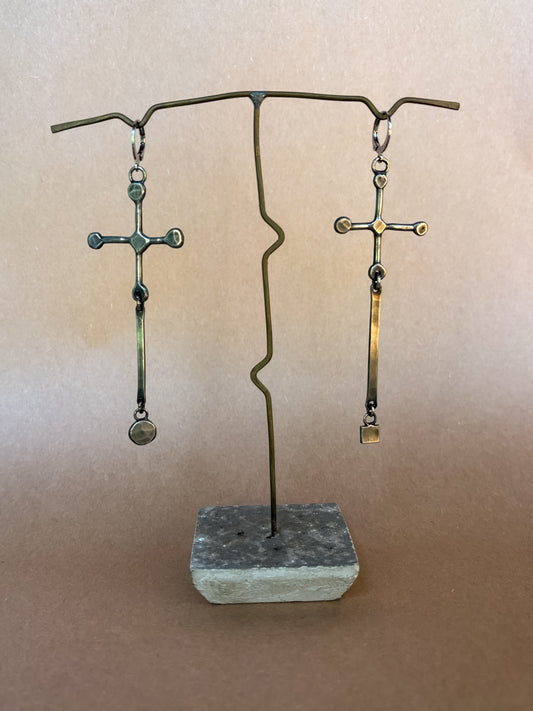 warrior sigil earrings
