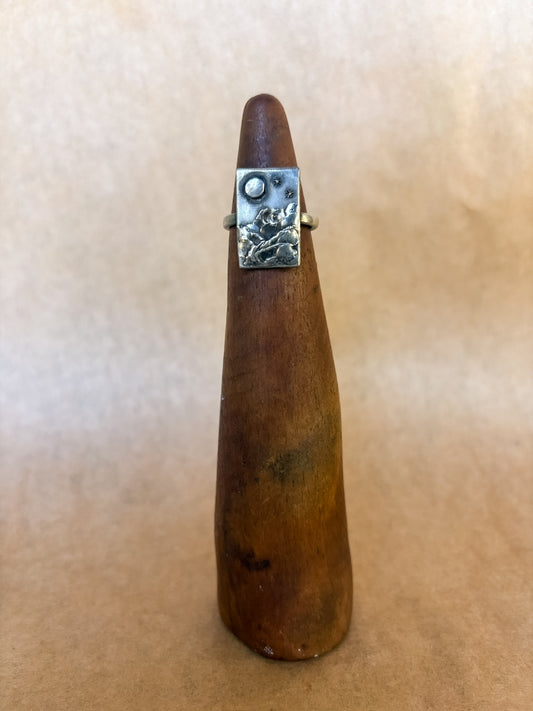 storm moon panel ring