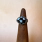 checkerboard gaze ring