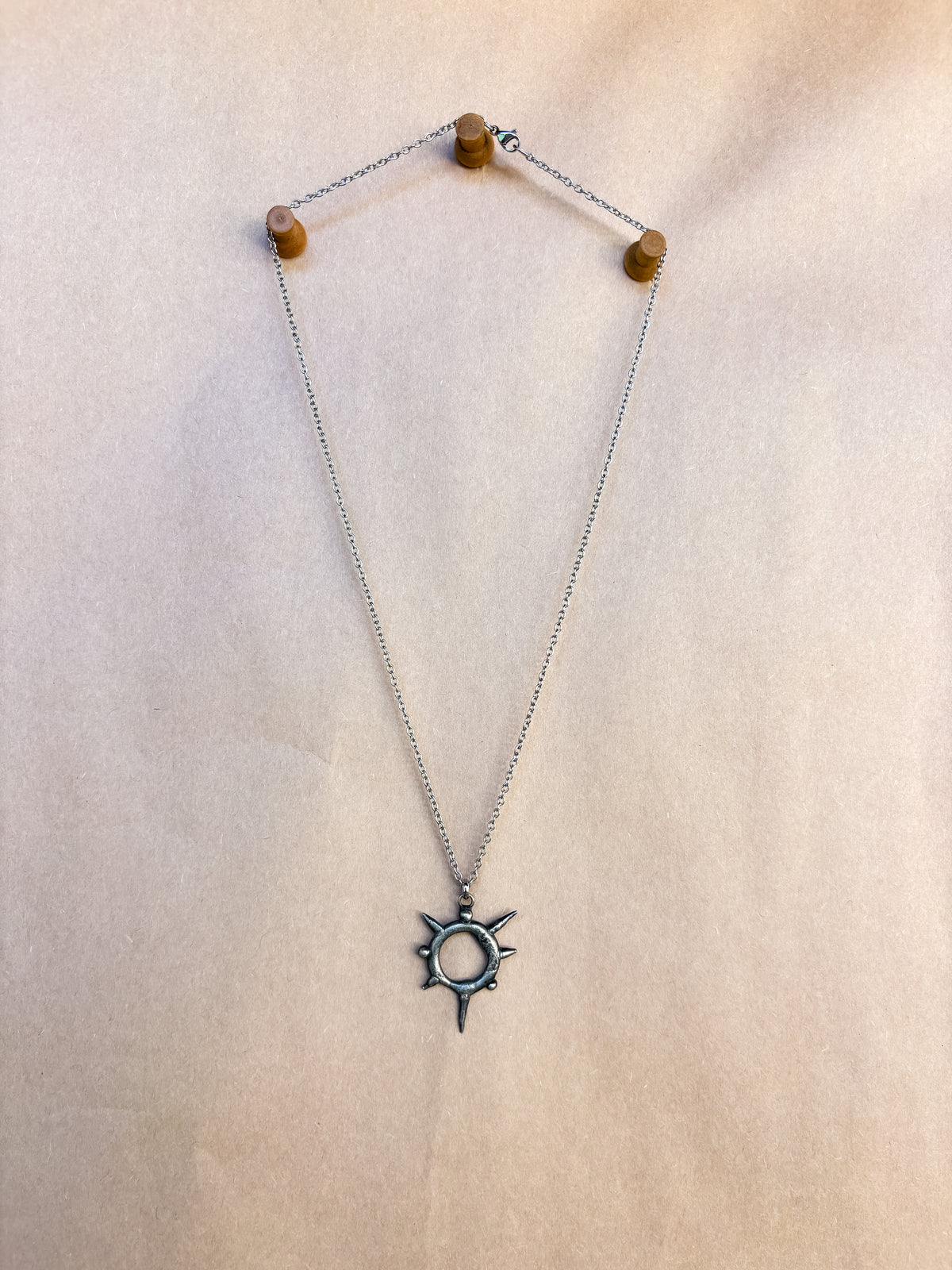 sun flare portal necklace